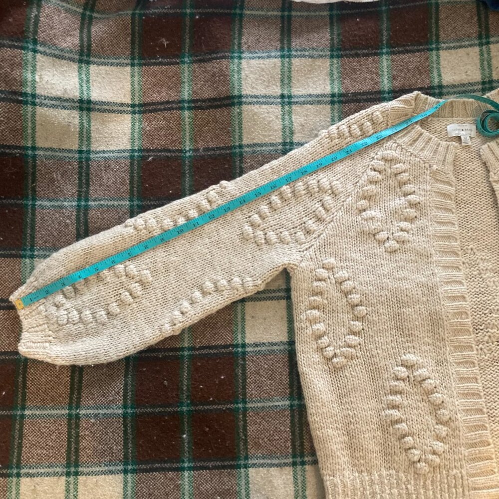 Lucky Brand | Cream Bauble Cardigan | Small - Picture 11 of 11